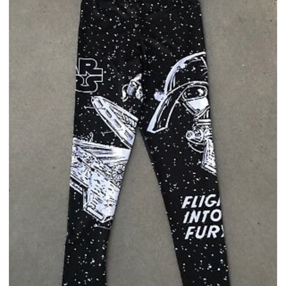 Star Wars Graphic Leggings Millenium Falcon Black - Picture 2 of 8